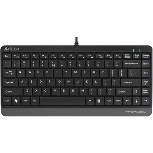 Клавиатура A4Tech Fstyler FK11 черный/серый USB slim клавиатура defender element hb 520 проводная мембранная 104 клавиш usb чёрная