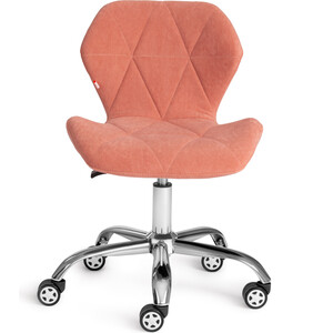 Кресло TetChair Selfi флок розовый 137 офисное кресло tetchair kiddy ткань розовый