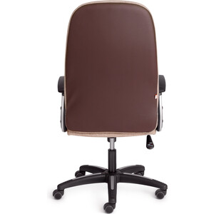 Кресло TetChair Advance ткань/кож/зам светло-коричневый/коричневый, фостер 03/36-36