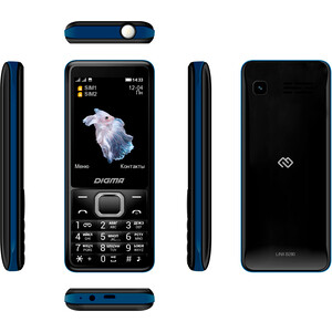 Мобильный телефон Digma LINX B280 32Mb черный моноблок 2.8'' (LT2072PM) LINX B280 32Mb черный моноблок 2.8