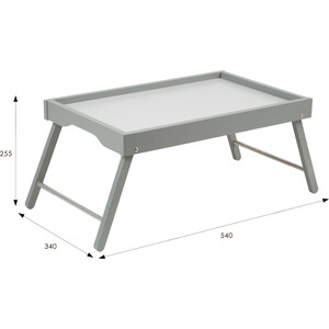 Столик-поднос Мебелик Селена серый (П0004689)