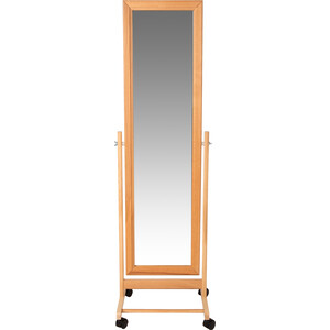 Зеркало Мебелик В 27Н напольное, светло-коричневый (П0003342)