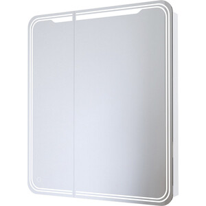 Зеркальный шкаф Mixline Виктория 70х80 2 створки, правый с подсветкой, сенсор (4620077043722) зеркальный шкаф sancos hilton 80х74 с подсветкой ручной выключатель z800