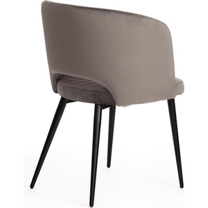Кресло TetChair Wind (mod. 717) ткань/металл 55х55х80 серый barkhat 26/черный