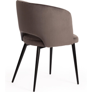 Кресло TetChair Wind (mod. 717) ткань/металл 55х55х80 темно-серый barkhat 14/черный