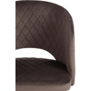 Кресло TetChair Wind (mod. 717) ткань/металл 55х55х80 темно-серый barkhat 14/черный