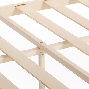 Кровать TetChair Canzona Wood slat base дерево гевея/металл 90x200 (Day bed) белый (butter white)