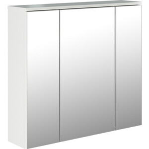 Зеркальный шкаф Mixline Неаполь 75х70 белый (4640030866571) зеркальный шкаф lemark element 100х80 с подсветкой белый lm100zs e