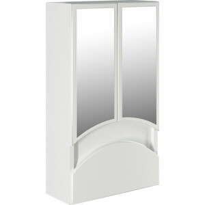 Зеркальный шкаф Mixline Радуга 46х80 белый (4640030866786) зеркальный шкаф aqwella корсика 60x85 белый kor 04 06