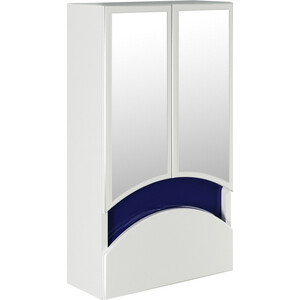 Зеркальный шкаф Mixline Радуга 46х80 синий (4640030866830) пленка защитная гидрогелевая krutoff для nokia c5 камуфляж синий