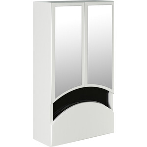 Зеркальный шкаф Mixline Радуга 46х80 черный (4640030866816) поворотный зеркальный шкаф shelf on зум шелф венге