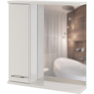 Зеркало-шкаф Mixline Росток 65х69 левый, белая (4640030869077) штемпельная подушка росток устойчивые к вы анию 4 8х3 5 см