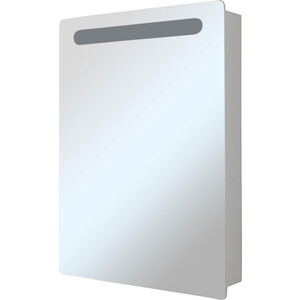Зеркальный шкаф Mixline Стив 60х81 правый, белый (4640030869039) зеркальный шкаф lemark element 45х80 правый с подсветкой белый lm45zs e