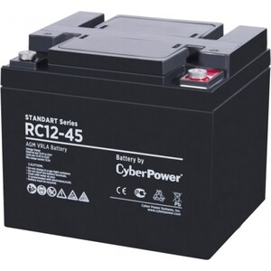 Аккумуляторная батарея CyberPower Battery Standart series RC 12-45 (RC 12-45) powerman ca 1272 аккумуляторная батарея для ибп ca1272