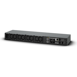 Блок распределения питания CyberPower PDU 20MHVIEC8FNET(31005) NEW Monitor 1U type PDU (PDU31005) блок распределения питания lanmaster lan ep19 8p s 1 8m