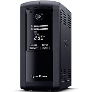 ИБП CyberPower UPS VP700ELCD Line-Interactive 700VA/390W (VP700ELCD) тестер s line gk 503 для автомобильных аккумуляторных батарей