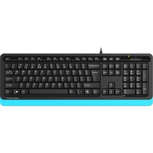 Клавиатура A4Tech Fstyler FKS10 черный/синий USB (FKS10 BLUE) вытяжка островная faber db matt f45 синий