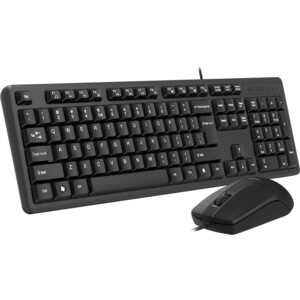 Комплект (клавиатура+мышь) A4Tech KK-3330 клав:черный мышь:черный USB (KK-3330 USB (BLACK))