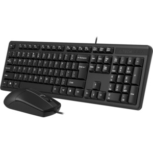 Комплект (клавиатура+мышь) A4Tech KK-3330S клав:черный мышь:черный USB (KK-3330S USB (BLACK))