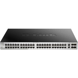 Коммутатор D-Link DGS-3130-54TS 48G 2x10G 4SFP+ управляемый (DGS-3130-54TS) коммутатор d link des 1008c 8 портов ethernet 10 100 мбит сек 1 6 гбит сек auto mdi mdix des 1008c b1a
