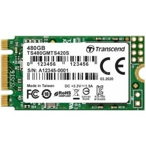 Накопитель SSD Transcend SATA III 480Gb TS480GMTS420S M.2 2242 (TS480GMTS420S) накопитель ssd transcend sata iii 240gb ts240gssd220s 2 5 ts240gssd220s