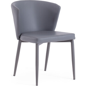 Стул TetChair Amy (mod 09) металл, PU, серый кресло tetchair сн747 ткань серый 207