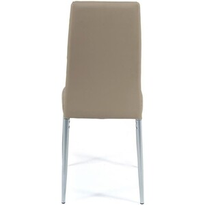 Стул TetChair Easy Chair (mod. 24) металл/экокожа пепельно-коричневый/серый