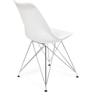 Стул TetChair Tulip Iron Chair (mod.EC-123) металл/пластик white (белый)