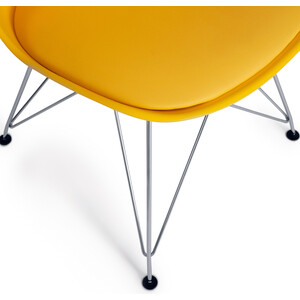 Стул TetChair Tulip Iron Chair (mod.EC-123) металл/пластик желтый