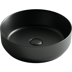 Раковина-чаша Ceramicanova Element 39х39 черная, матовая (CN6022MB) накладка мебельная круглая тундра d 25 мм 4 шт черная