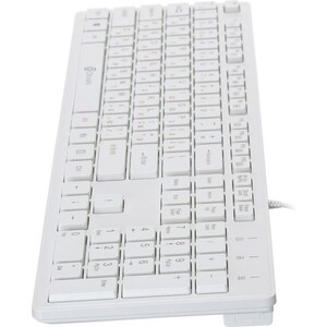 Клавиатура Oklick 500M белый USB slim Multimedia (1061586)