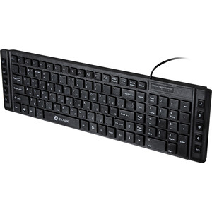 Клавиатура Oklick 530S черный USB slim Multimedia (997839)