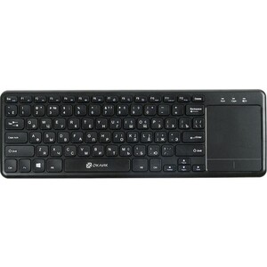 Клавиатура Oklick 830ST черный USB беспроводная slim Multimedia Touch (1011937) клавиатура мышь oklick 230m клав мышь usb беспроводная