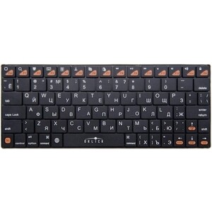 Клавиатура Oklick 840S черный USB беспроводная BT slim (754787) 2 4g подсветка беспроводная клавиатура для беспроводной мыши
