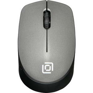 Мышь Oklick 486MW черный/серый оптическая (1000dpi) беспроводная USB для ноутбука (3but) (1196552)