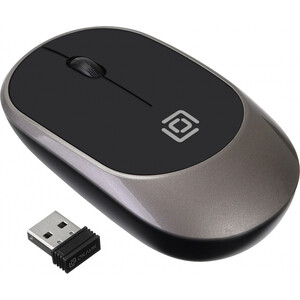 Мышь Oklick 535MW черный/серый оптическая (1000dpi) беспроводная USB для ноутбука (3but) (1103653)