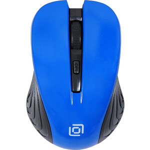 Мышь Oklick 545MW черный/синий оптическая (1600dpi) беспроводная USB для ноутбука (4but) (368630) oklick 545mw 368626