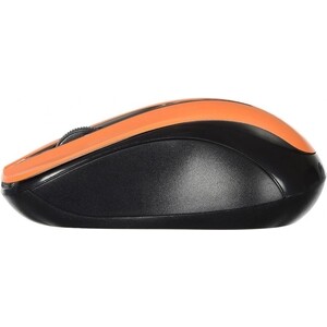 Мышь Oklick 675MW черный/оранжевый оптическая (800dpi) беспроводная USB для ноутбука (3but) (1025920)