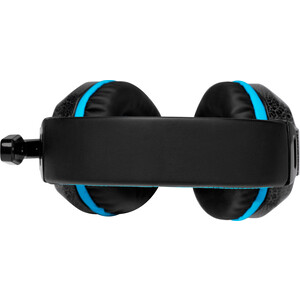 Наушники с микрофоном Oklick HS-L400G ZEUS черный/синий 1.8м мониторные оголовье (359480)
