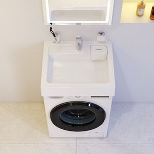 Раковина над стиральной машиной Am.Pm X-Joy 60х50 с кронштейнами (M85AWCC0602WG)