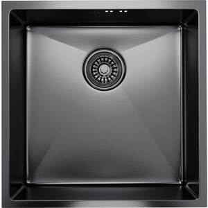 Кухонная мойка Mixline Pro 50х50 черный графит (4630099745658)