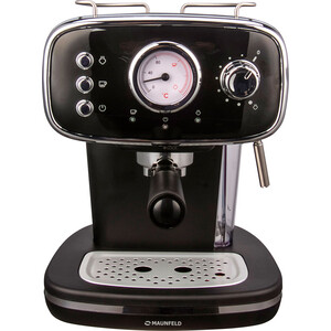 Кофеварка рожковая MAUNFELD MF-736BK кофеварка redmond rcm m1523 рожковая 800 вт 0 35 л чёрно серебристая