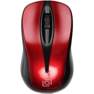 Мышь Oklick 675MW черный/красный