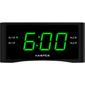 Радиобудильник HARPER HCLK-1006 радиобудильник hyundai h rcl200 led подсветка часы цифровые am fm