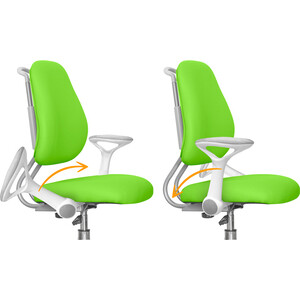 Детское кресло ErgoKids Y-507 KZ Armrests (Y-507 ARM/KZ) (с подлокотниками) обивка зеленая однотонная