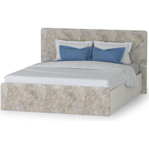 Комплект Моби Амели кровать 11.31 + подъемный ортопед цвет шелковый камень/бетон чикаго беж женское шерстяное термобельё katran амели 5°с до 25°с бежевое