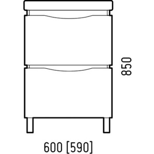 Мебель для ванной Corozo Бостон 60 Z2 антик
