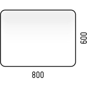 Зеркало Corozo Альбано 80х60 сенсор (SD-00000803)