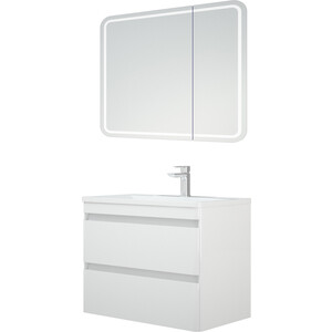 Мебель для ванной Corozo Алабама 100 Z2 белая шкаф двустворчатый 60x80 белый глянец corozo алабама sd 00000799