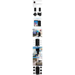 Сетевой фильтр TESSAN TP-VA5U12E с кнопкой питания на 12 розеток и 5 USB, Black
